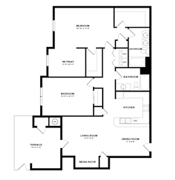 2 beds, 2 baths, 1,370 sqft, $1,620