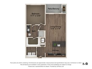 1 bed, 1 bath, 752 sqft, $1,925