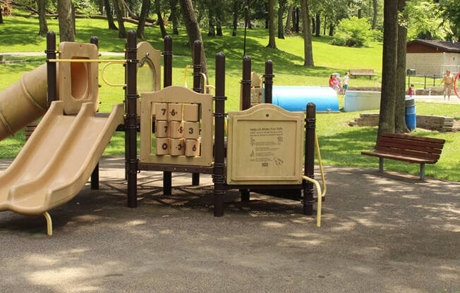 playground at apartment complex
