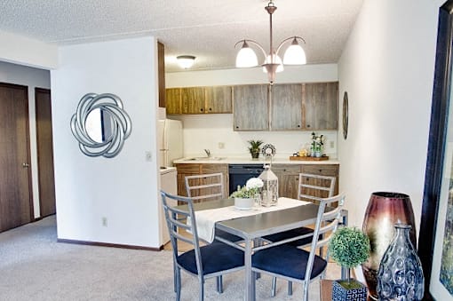 Dining And Kitchen at Central Park Manor, Hopkins, MN