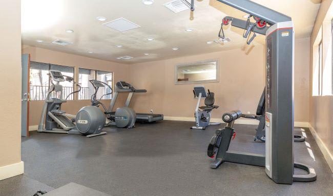 Cardio Machines In Gym at Rio Seco Apartments, Arizona