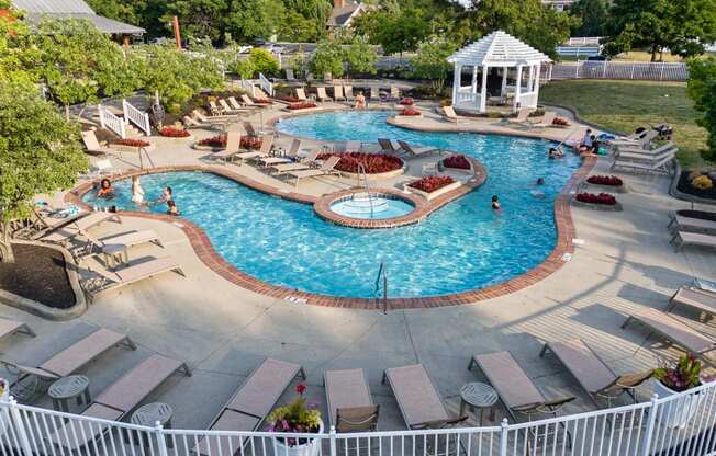 a view of the pool at the resort at