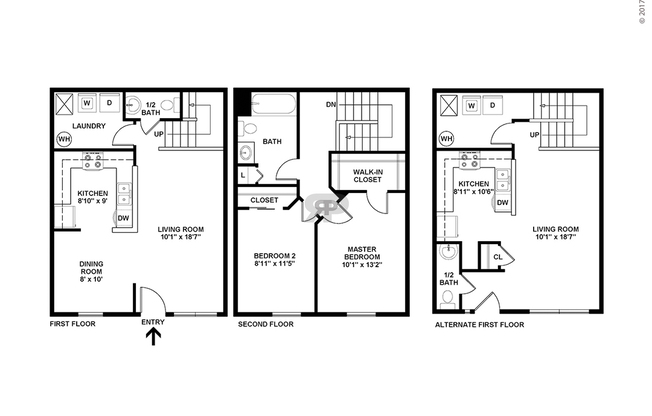 2 beds, 1.5 baths, 1,035 sqft, $1,348