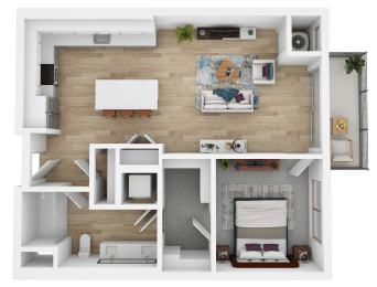 1 bed, 1 bath, 713 sqft, $1,890