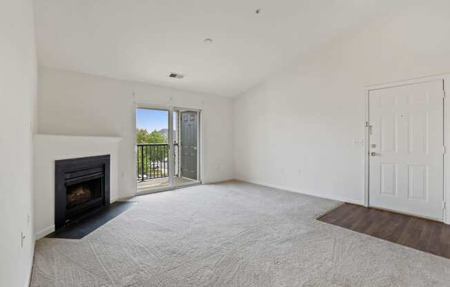 Living Room with Fireplace at The Fields of Chantilly, Chantilly, VA, 20151