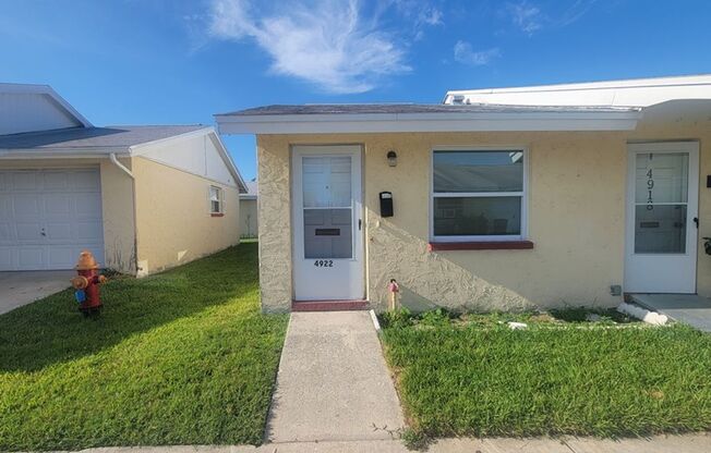 Adorable 1 Bed/1 Bath Villa in the 55+ New Port Colony Community