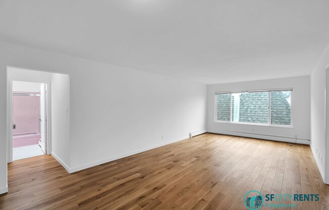 Inner Sunset: Top Floor w/ Optional Parking & Laundry Onsite