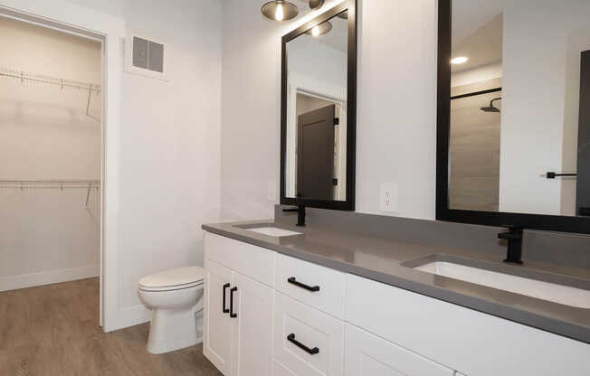 Bathroom with Double Vanity