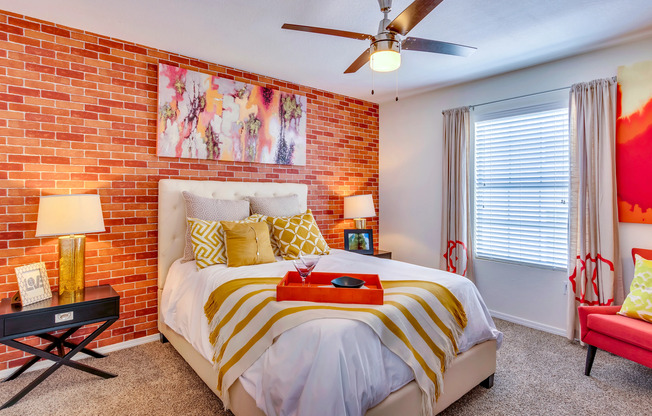 El Paso Apartment Bedroom - Retreat at Mesa Hills