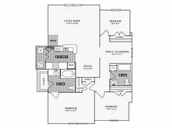 3 beds, 2 baths, 1,295 sqft, $2,130