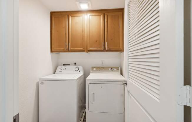 In home washer and dryer at Caviata at Kiley Ranch