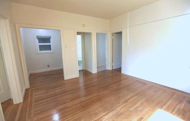 Beautiful, spacious 1-bdr with new windows, great wood floors, and lots of storage space