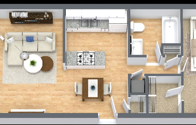 Live Light, Live Well: 1-Bed/1-Bath Near Shopping, Dining & Lawrence Hotspots.