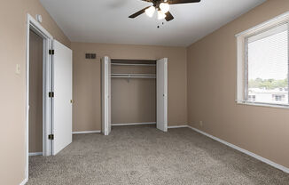 large closets at St. Louis Apartments