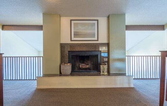 Somerpointe Clubhouse with cozy Fireplace