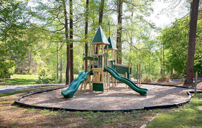 playground with trees in the background