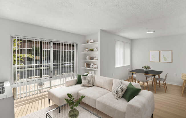 Living Room with Hard Surface Flooring