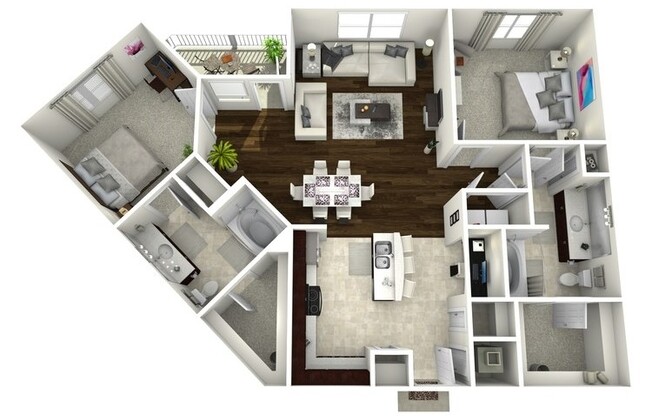 2 beds, 2 baths, 1,265 sqft, $2,273