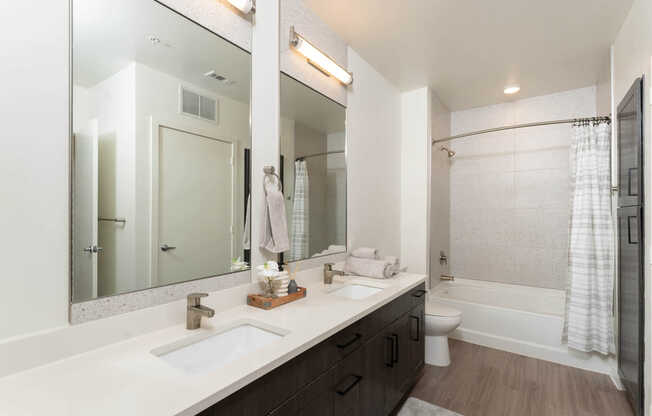 Bathroom with Double Vanity