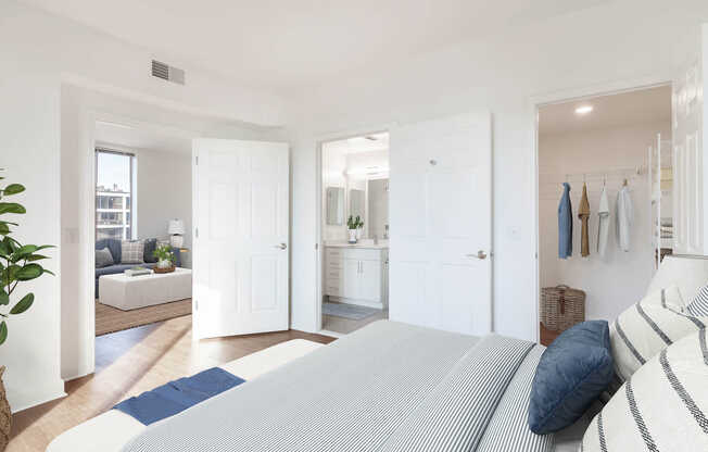 Bedroom with Hard Surface Flooring