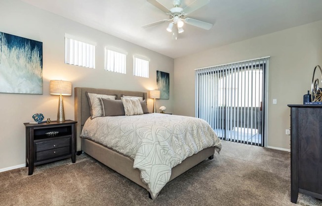 Bedroom decoration at The Paseo by Picerne, Goodyear, 85395