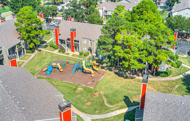 Aerial View of the Lakes