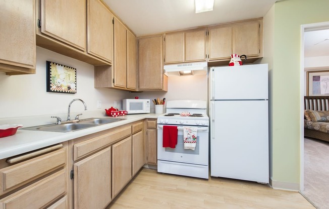 Kitchen at Valley View Senior Villas in Garden Grove, CA.