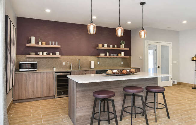 Pines of Burnsville - Clubhouse Kitchen