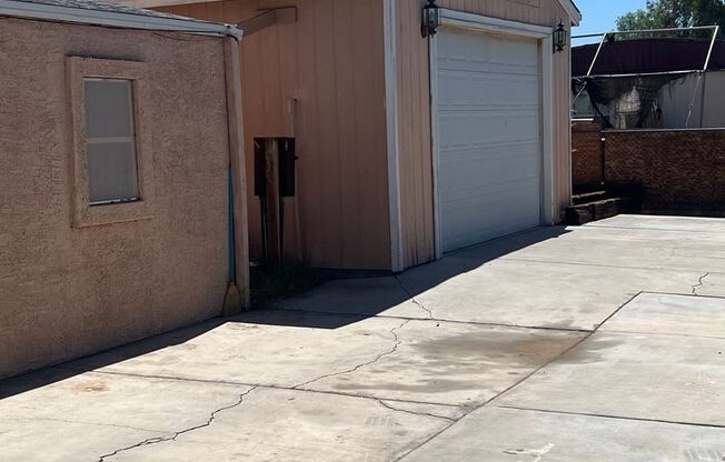 Double wide with detached garage rental