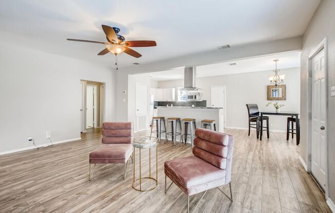 Location, Location, Location! Updated one story home with charm and modern conveniences
