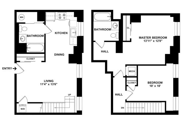 2 beds, 2 baths, 1,120 sqft, $3,715, Unit H-722