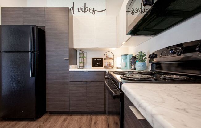 Kitchen at San Vicente Townhomes in Phoenix AZ