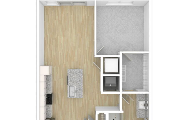 1 bed, 1 bath, 723 sqft, $1,780