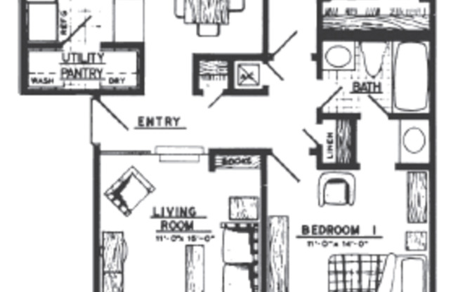 2 beds, 1.5 baths, 885 sqft, $1,007