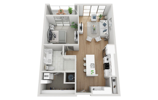 1 bed, 1 bath, 860 sqft, $3,217