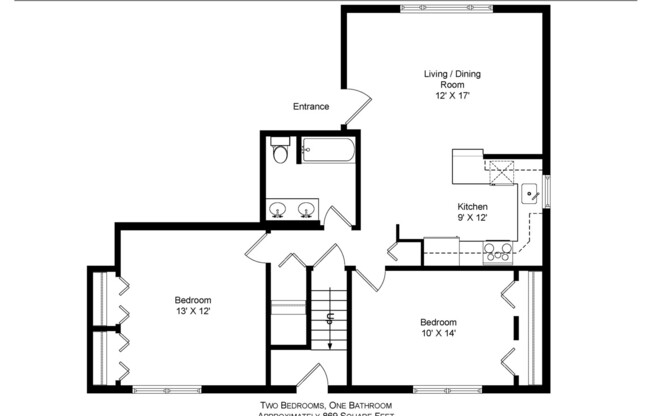 2 beds, 1 bath, 900 sqft, $1,795, Unit 1A