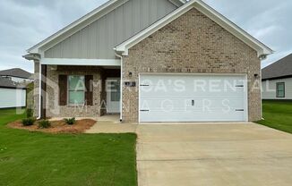 New Construction Home for Rent in Tuscaloosa, AL!!! Sign a 13 month lease by 5/31/24 to receive ONE MONTH FREE!