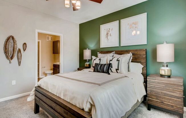 The Ranch at First Creek Apartments Model Bedroom