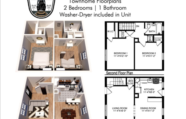 2 beds, 1 bath, 1,050 sqft, $1,750, Unit 205 Duncan St  Apt 3