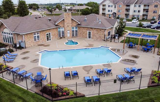 Outdoor Pool with Sundeck