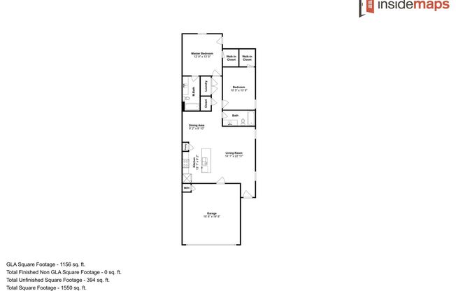 2 beds, 2 baths, $1,495