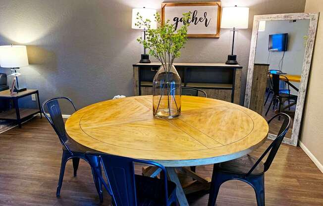 Dining Area, Table, Chairs, Interior, Interior Design, Kitchen