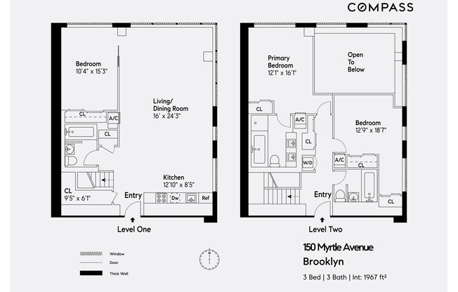 3 beds, 3 baths, 1,967 sqft, $10,950, Unit 3201