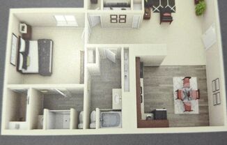 2 beds, 2 baths, 996 sqft, $1,300, Unit 1302-11