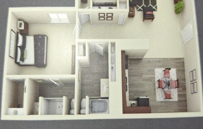 2 beds, 2 baths, 996 sqft, $1,300, Unit 1302-11