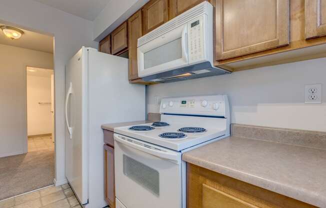 white kitchen appliances