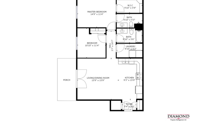 2 beds, 2 baths, 1,103 sqft, $1,545, Unit 1783-06