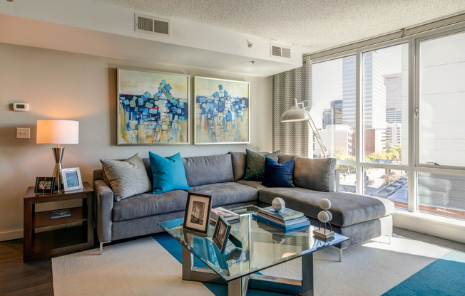 Open concept living space