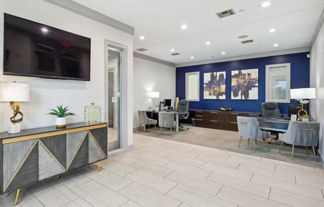 leasing office at Allusion at West University, Houston, TX