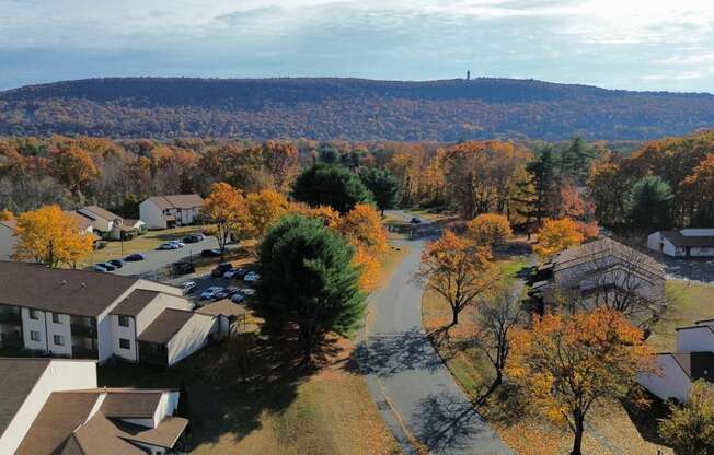 Arial view of Canal Place